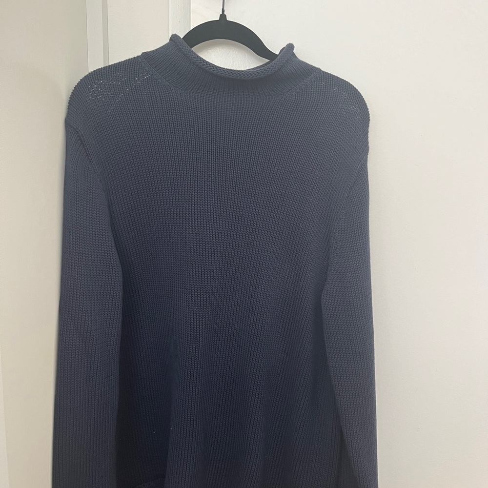 J Crew men’s knit sweater (navy/gray)